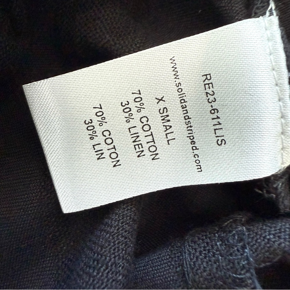 Nwt!!! Solid And Striped Linen Shorts Size Xs Retail 128$ — image 6 of 8